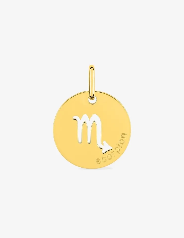 Pendentif zodiaque Scorpion en or jaune 375 ‰ SO OR