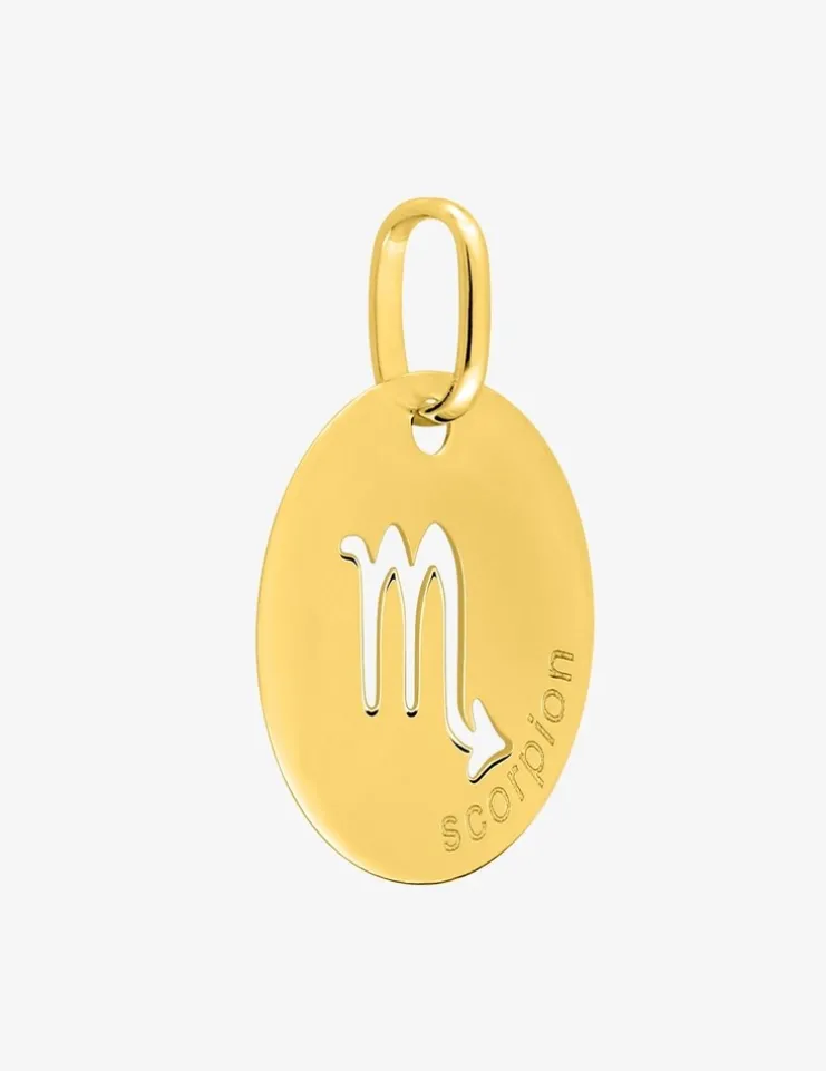 Pendentif zodiaque Scorpion en or jaune 375 ‰ SO OR