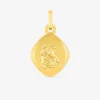 Pendentif zodiaque Vierge en or jaune 375 ‰ finition polie SO OR