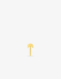Piercing de nez lune en or jaune 750 ‰ SO OR