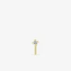 Piercing de nez or jaune 375 ‰ et oxyde de zirconium SO OR