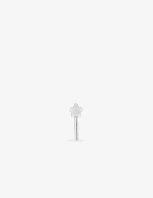 Piercing de nez étoile en or blanc 750 ‰ SO OR
