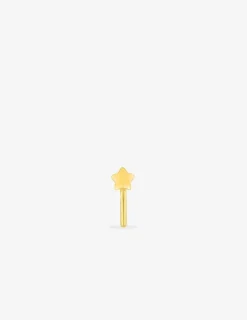Piercing de nez étoile en or jaune 750 ‰ SO OR