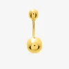 Piercing de nombril boule en or jaune 750 ‰ SO OR