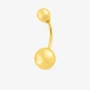 Piercing de nombril or jaune 375 ‰ SO OR