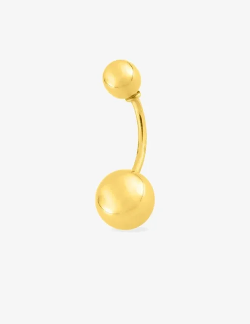 Piercing de nombril or jaune 375 ‰ SO OR