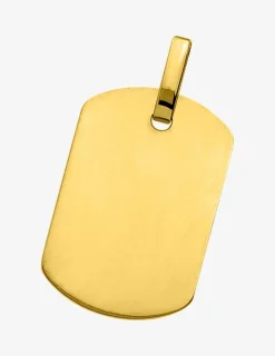 Plaque G.I 28 x 19 mm or jaune 750‰ SO OR